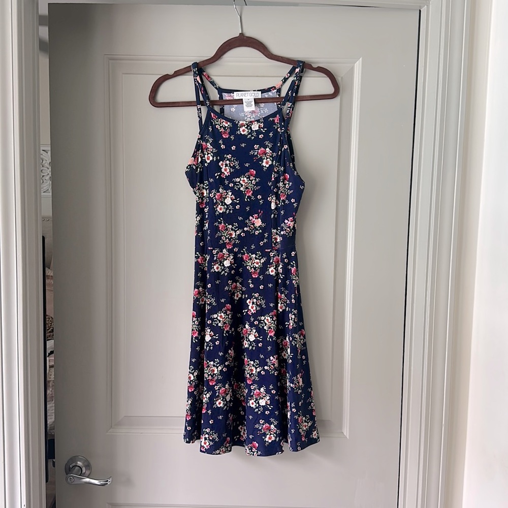 Brand new fit and flare floral dress